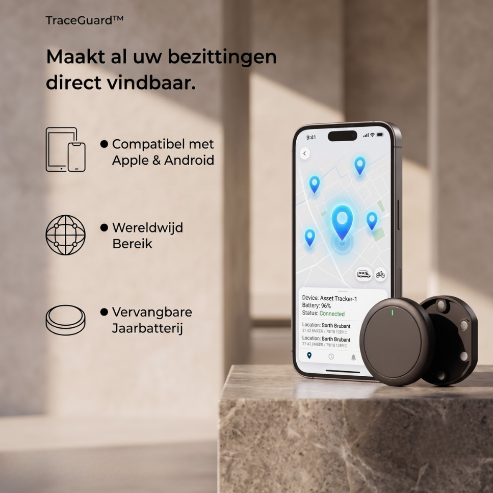 TraceGuard™ – Slimme GPS Tracker