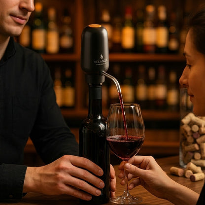 WineVault™ Pro – Elektrische Decanteerder & Wijn Dispenser