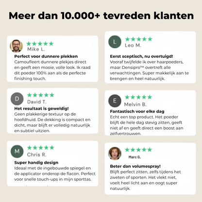Densipro™ – Direct voller haar & onzichtbare dekking.