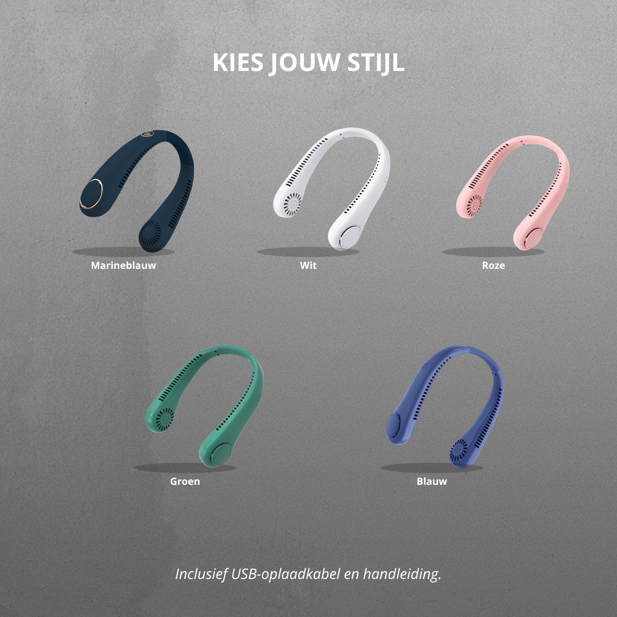 VortexShift™ - Handsfree Nekkoeler voor de Werkvloer