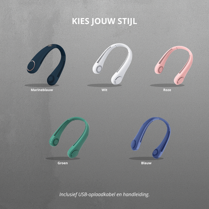 VortexShift™ - Handsfree Nekkoeler voor de Werkvloer