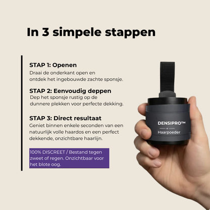 Densipro™ – Direct voller haar & onzichtbare dekking.