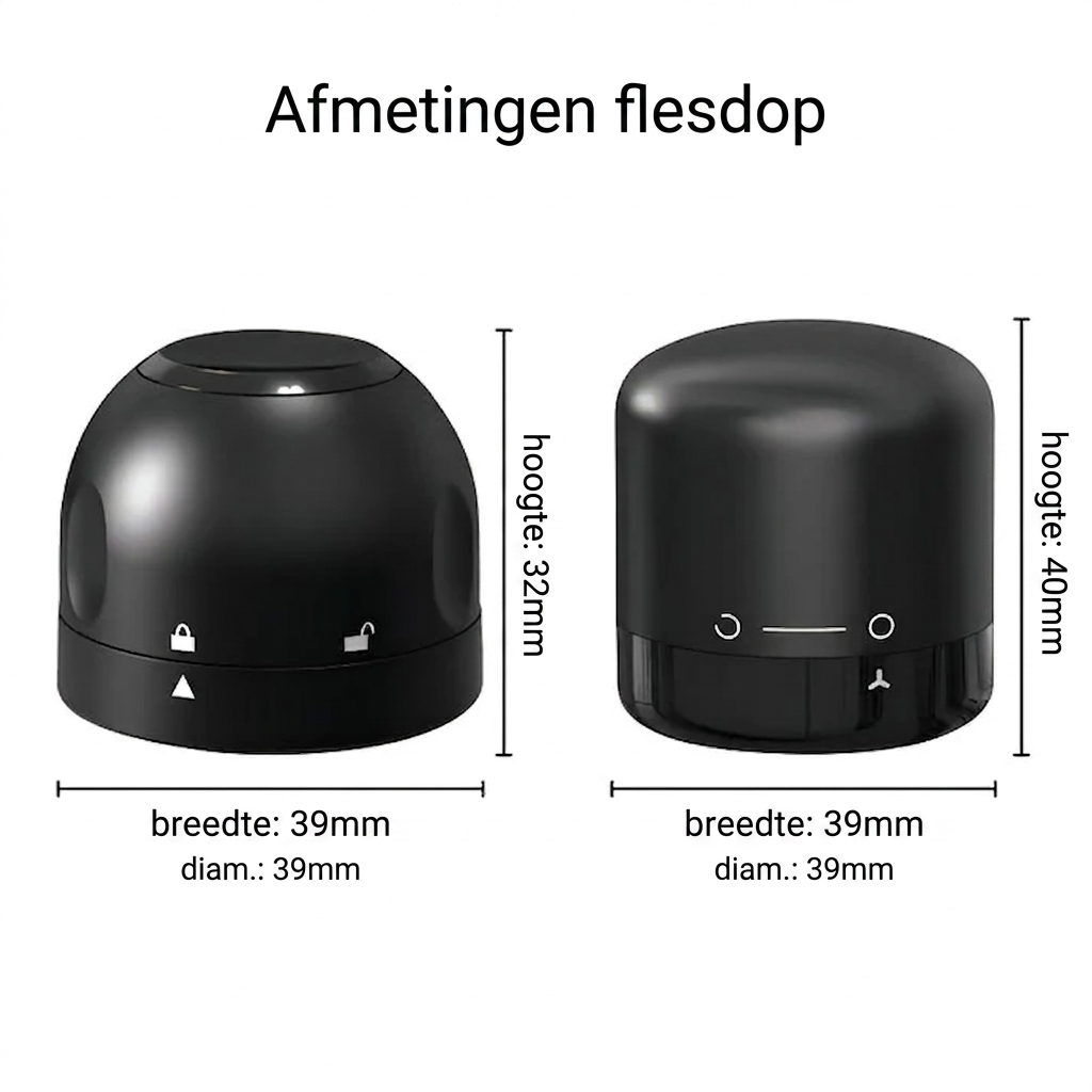 WineLock Pro – Vacuümsluiting voor Wijnflessen