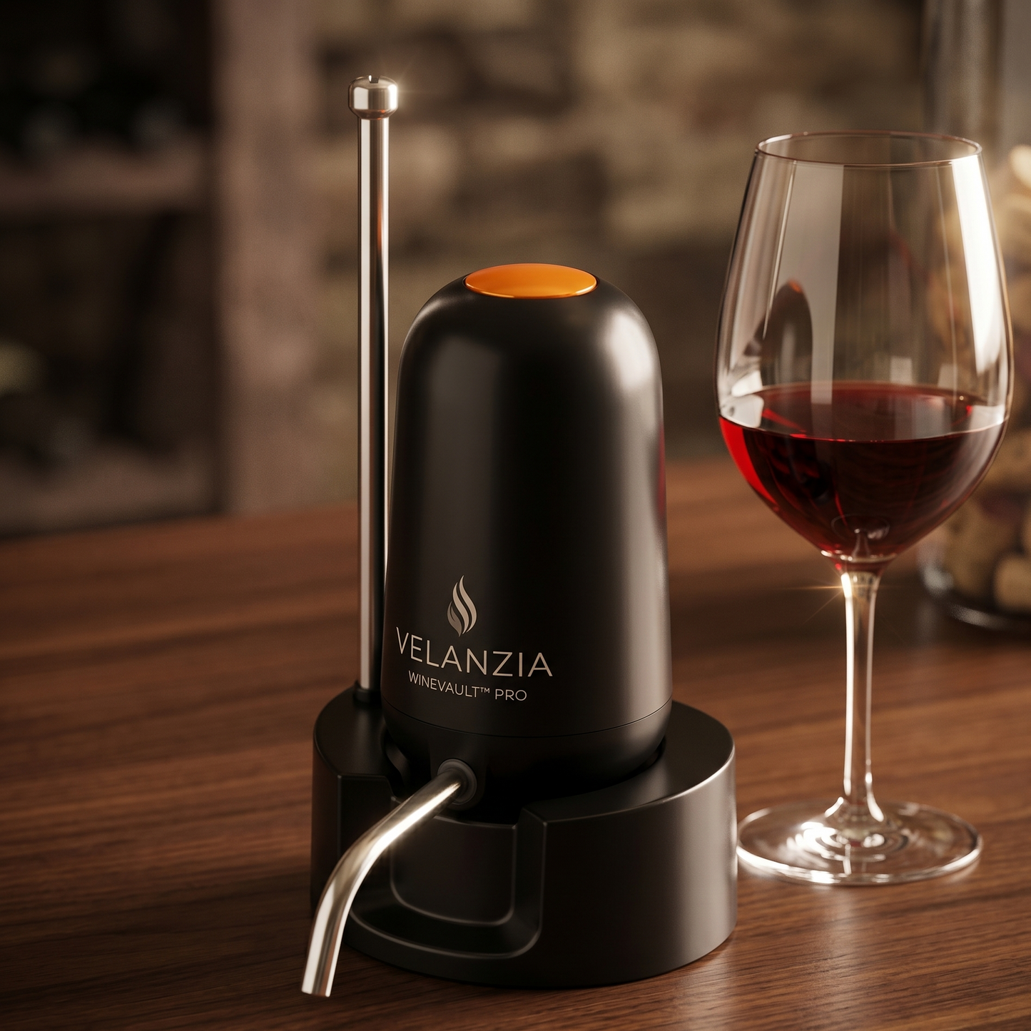 WineVault™ Pro – Elektrische Decanteerder & Wijn Dispenser