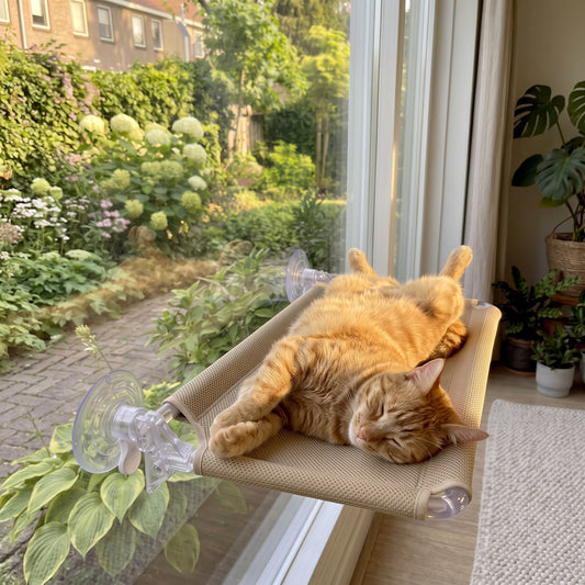 SnuggleNest – Opvouwbare Kattenhangmat