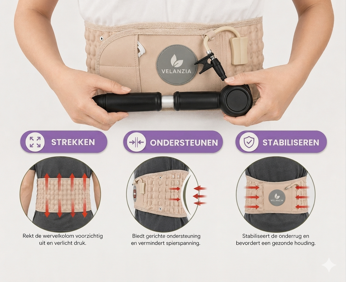SpineRelief™ — Ergonomisch Rug-Ondersteuningssysteem