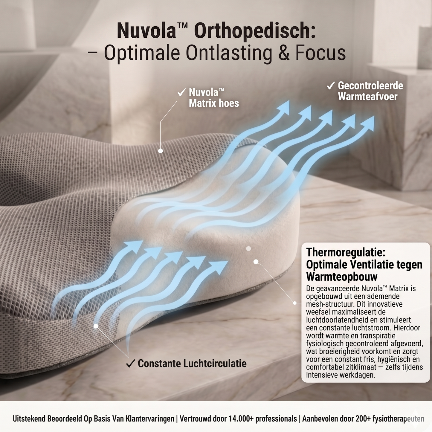Nuvola™ Spine — Voor Actieve Ontlasting & Diepe Focus