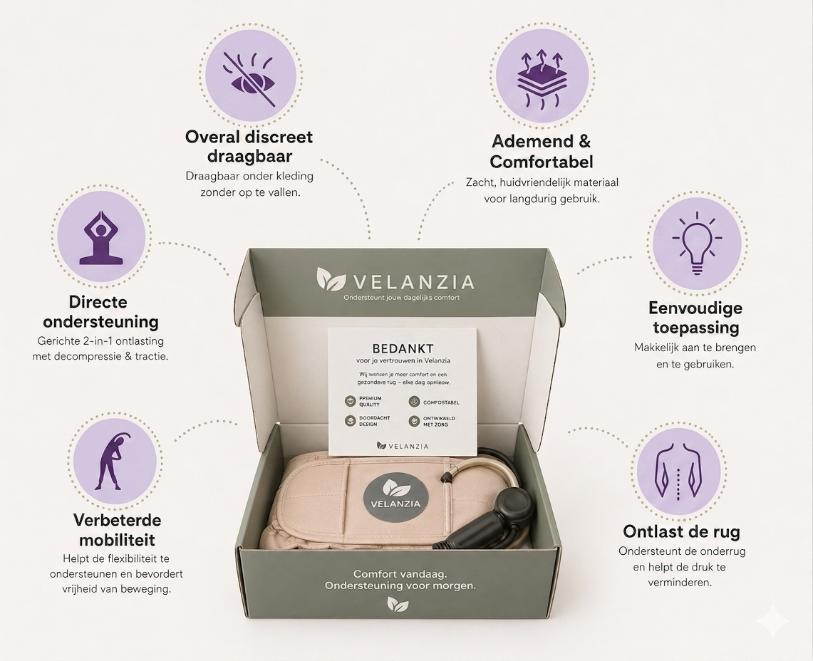 SpineRelief™ — Ergonomisch Rug-Ondersteuningssysteem