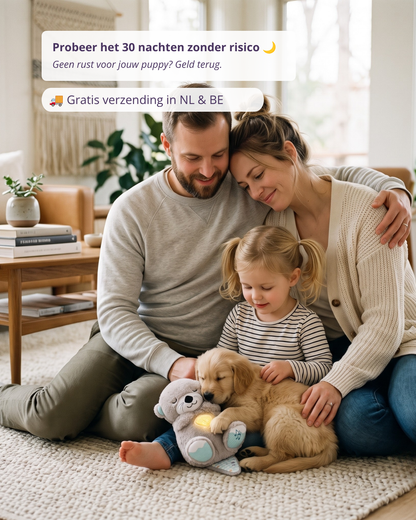 LumiPaws™ SnoozeOtter – Kalmerende Ademknuffel Met Hartslag