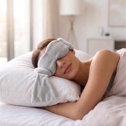 RestPod™ Pro – Verzwaard Slaapmasker Tegen Piekeren & Voor Zijslapers