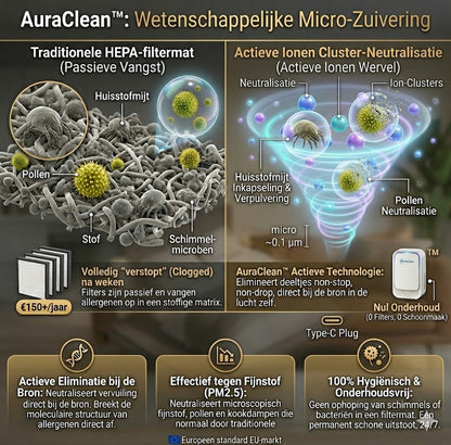 AuraClean™ – Professioneel Filterloos Ionen & Luchtzuiveringssysteem